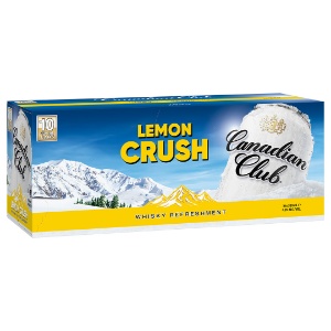 Picture of Canadian Club 5% Lemon Crush 10pk Cans 330ml
