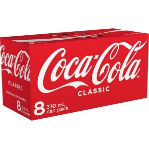 Picture of Coke 8pk Cans 330ml